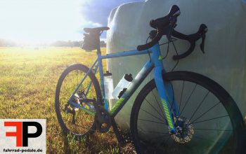 cyclocross-pedale fahrrad blau